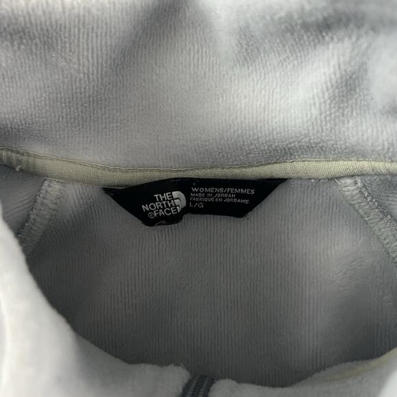 The North Face Jacket Womens Large Gray Agave Full Zip Pockets Outdoor Hiking - Picture 8 of 11